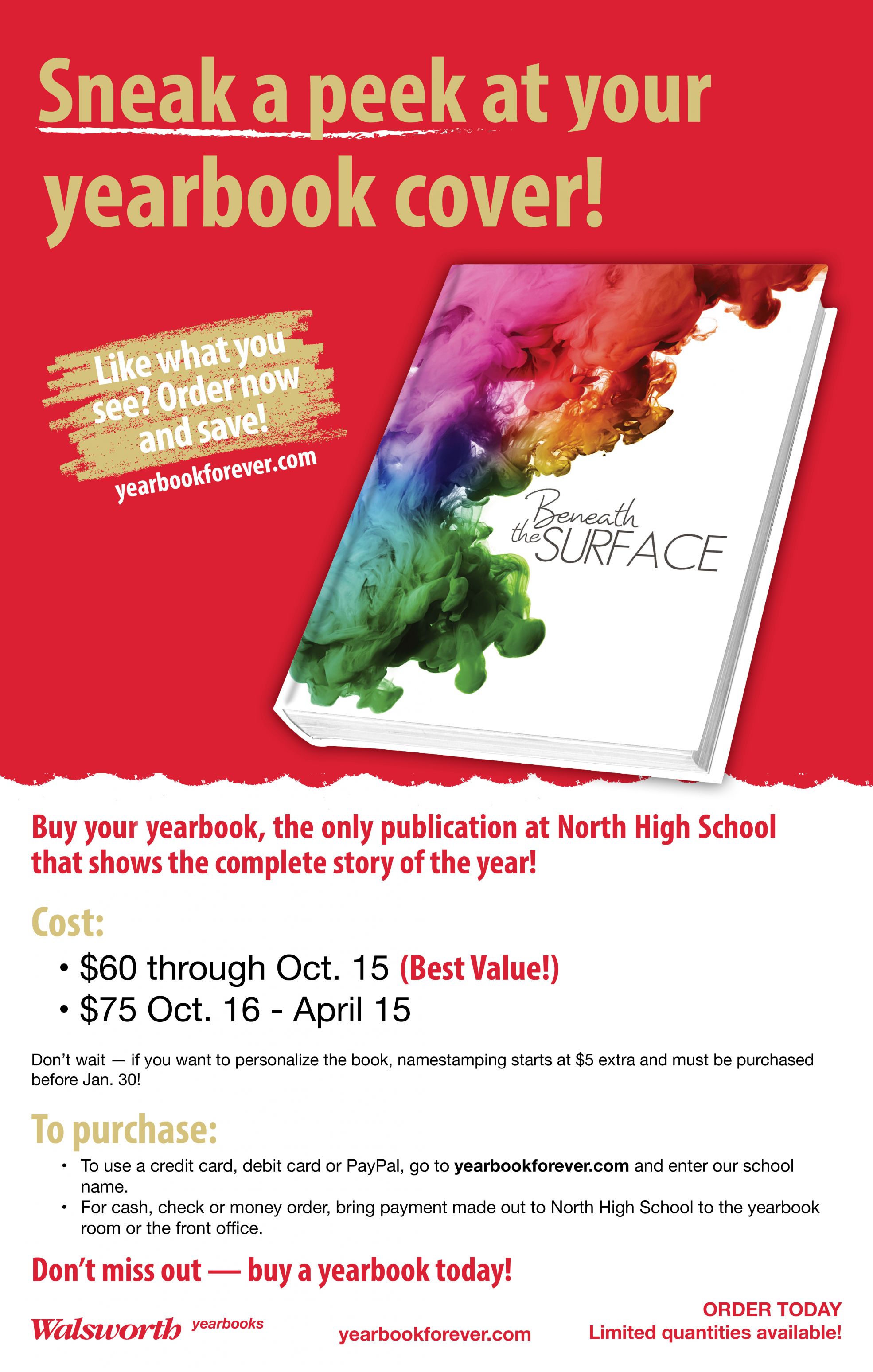 order customized marketing walsworth yearbook companies flyer for preording yeasrbooks