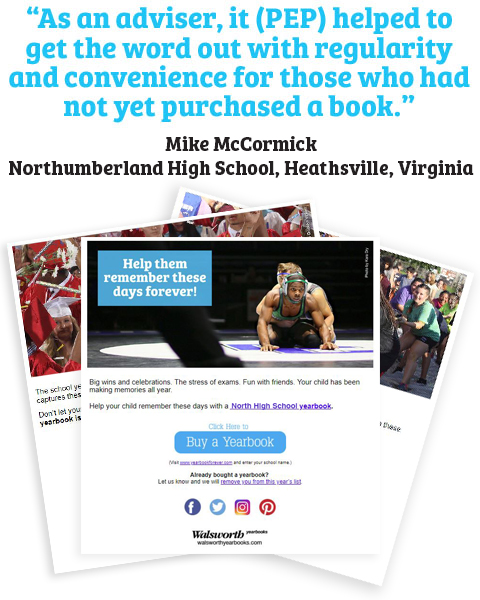emails and testimonials