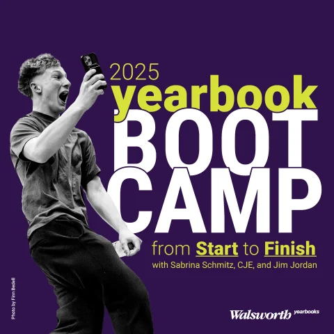 Yearbook Bootcamp 2025 Graphic